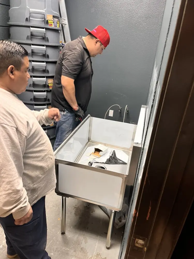Commercial plumbing and sink installation in Fruitland